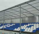 Benches for spare players and coaches