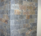 Granite tiles and baseboards